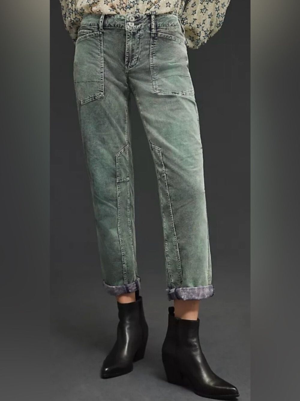 Anthropologie Pilcro The Wanderer Corduroy Pants NWT 23 BoHo Fall Back to School